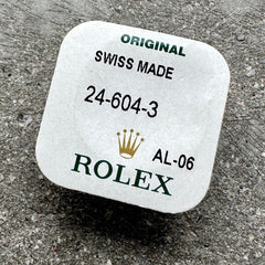 Genuine Factory Rolex Yellow Gold Twinlock Crown 24 604 3 - Sealed