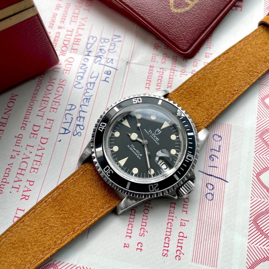 1984 Tudor Submariner Mens Watch Stainless Steel Automatic - Box and Papers