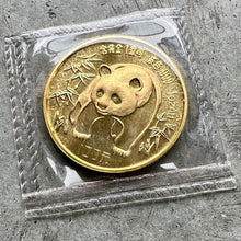 Load image into Gallery viewer, 1986 Gold Panda 1 oz Gold .999+ Fine 100 Yuan Sealed
