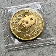 1986 Gold Panda 1 oz Gold .999+ Fine 100 Yuan Sealed