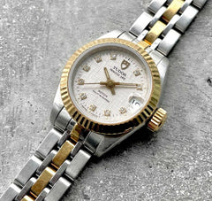 Vintage ladies Tudor Princess date Rotor Automatic 92513 - Linen Diamond Dial