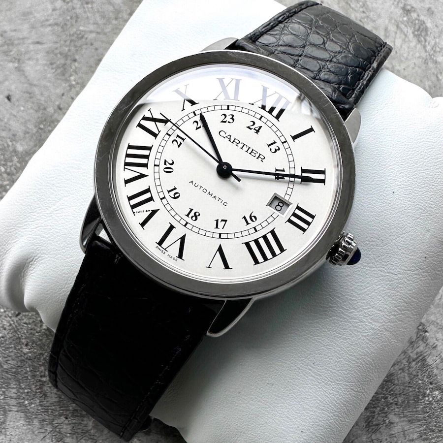 42mm Cartier XL Ronde Solo De Cartier Stainless Steel 3802