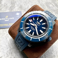 Breitling Super Ocean 48 Blue V17369 Titanium - Box and Papers