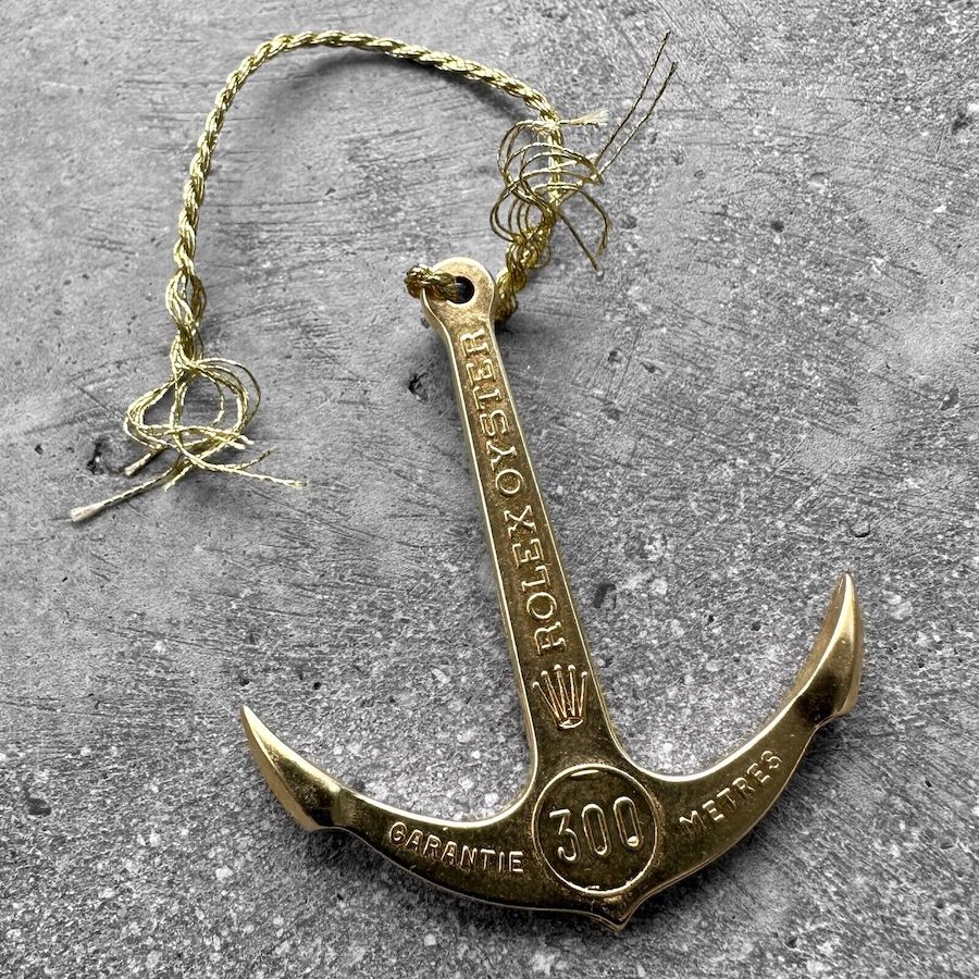 Vintage Gold Rolex Anchor 300 M / 1000 Ft Submariner 1680 16808 with Cord