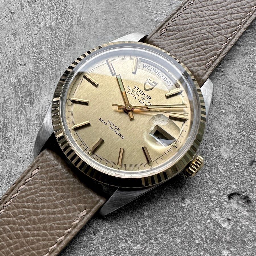 1971 Tudor 38mm Jumbo Prince Oysterdate Date Day 7019/3 Mens Watch Automatic