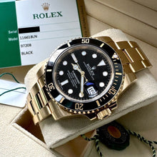 Load image into Gallery viewer, 2019 Rolex Yellow Gold Submariner Black Dial 116618LN - Box and Papers - Discontinued
