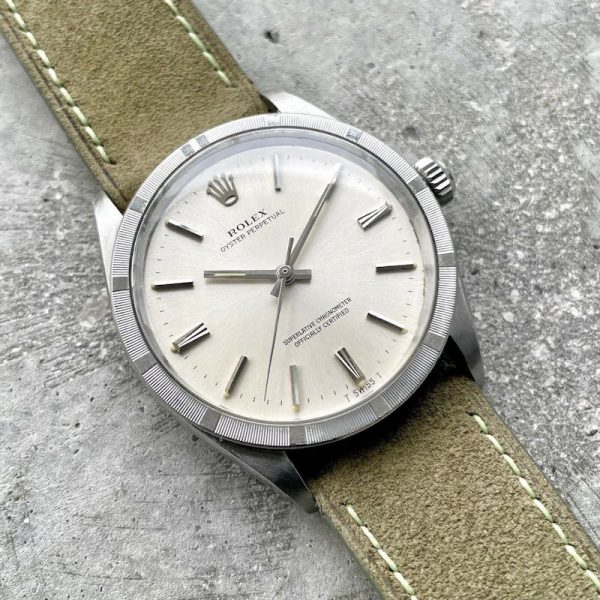 1968 Rolex 34mm Date 1007 Stainless Steel Oyster Perpetual Automatic