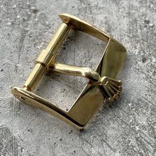 Load image into Gallery viewer, 1980s Vintage Rolex Solid 18K Yellow Gold Buckle Clasp 16 mm
