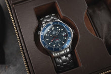 Load image into Gallery viewer, Mens Omega Seamaster GMT Blue Dial 2535.80.00 Stainless Steel Automatic
