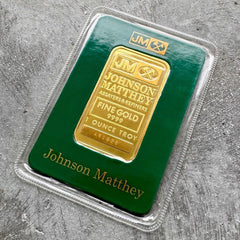 Vintage Johnson Matthey 1 oz Gold Bar .9999 1oz – Sealed