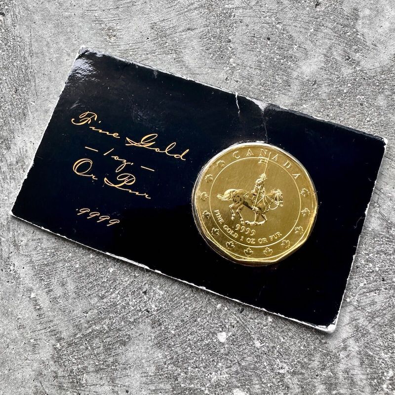 1997 Canadian RCMP Mountie $50 Canada 1 oz Gold Coin - Guaranteed $310 US Face