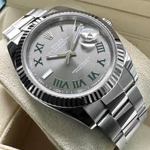 Load image into Gallery viewer, Rolex Datejusrt 41mm Wimbledon Dial 126334 – Box and Papers

