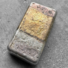 Load image into Gallery viewer, 10 oz .999 Silver Johnson Matthey Poured JM bar - Large Logo with toning Patina!
