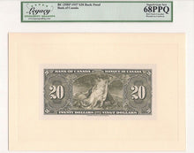 Load image into Gallery viewer, 1937 $20 Bank of Canada Face + Back Proof BC-25FP Legacy Gem 67PPQ / 68PPQ
