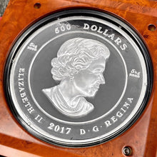 Load image into Gallery viewer, 2017 Canada $500 Dollar .9999 Silver 5 Kilo Coin Coast to Coast- Serial 011
