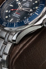 Load image into Gallery viewer, Mens Omega Seamaster GMT Blue Dial 2535.80.00 Stainless Steel Automatic
