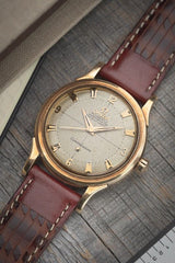 1957 Omega Constellation 14k Gold Bumper 2799 - Cross Hair Pie Pan Dial