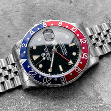 Load image into Gallery viewer, 1985 Rolex GMT Master 16750 Stainless Steel Jubilee - Box Papers + Receipt
