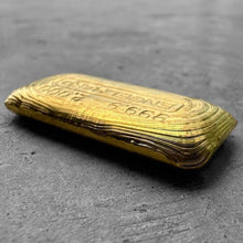 Load image into Gallery viewer, Vintage Engelhard 2 oz Gold Poured Bar .9999 2oz – Incredible pour lines
