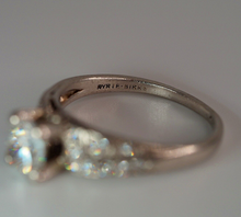 Load image into Gallery viewer, Antique platinum 1.22 CT natural transitional cut Birks - Ryrie Diamond ring
