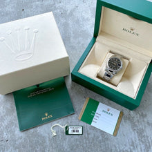 Load image into Gallery viewer, 2016 Rolex Oyster Perpetual Date 34mm Black Dial Stainless 115200 Box + Papers
