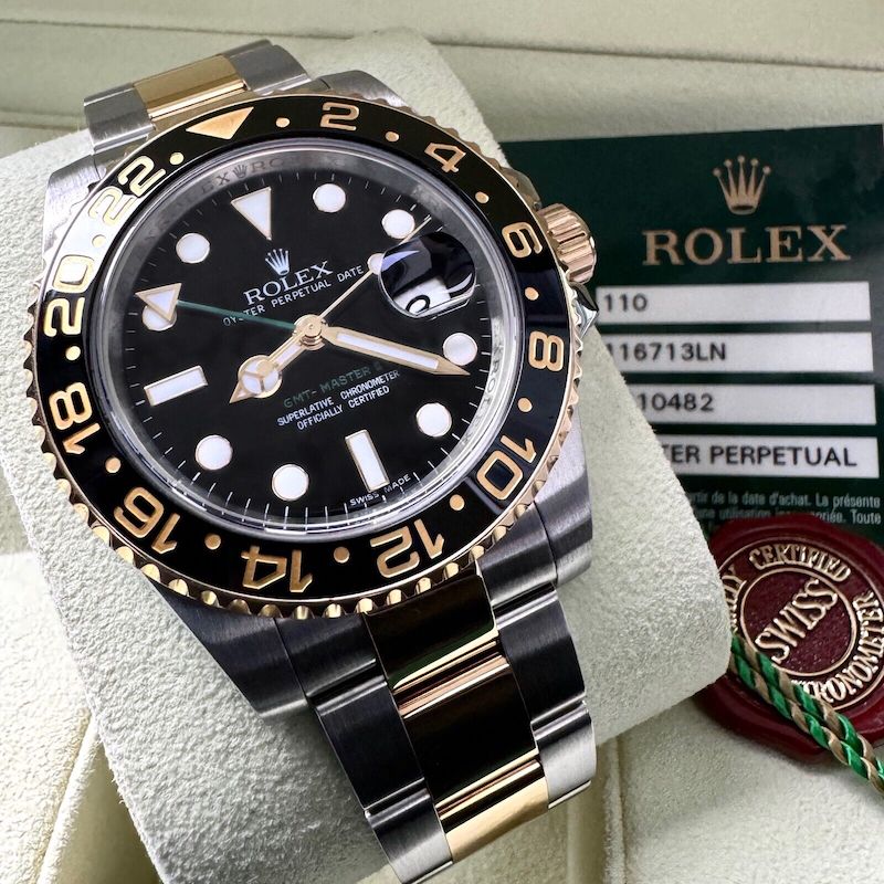Rolex GMT Master II 116713 Two Tone - Box / Papers