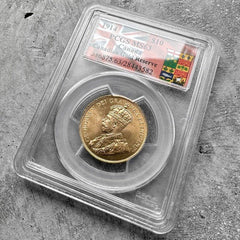 1914 Canada 10 Dollar Gold Coin Bank of Canada Gold Reserve - PCGS MS 63