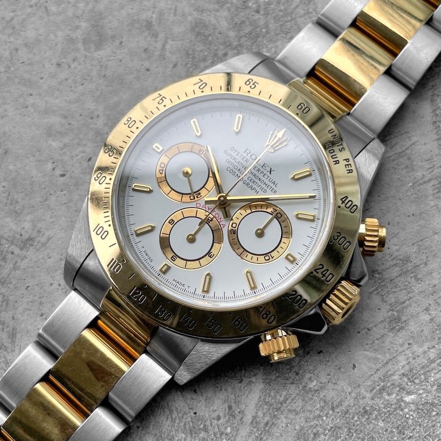 1996 Rolex Daytona Two Tone 16523 White Dial - Unpolished - Zenith