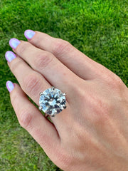 9 CT Natural Diamond Ring Si-1 M