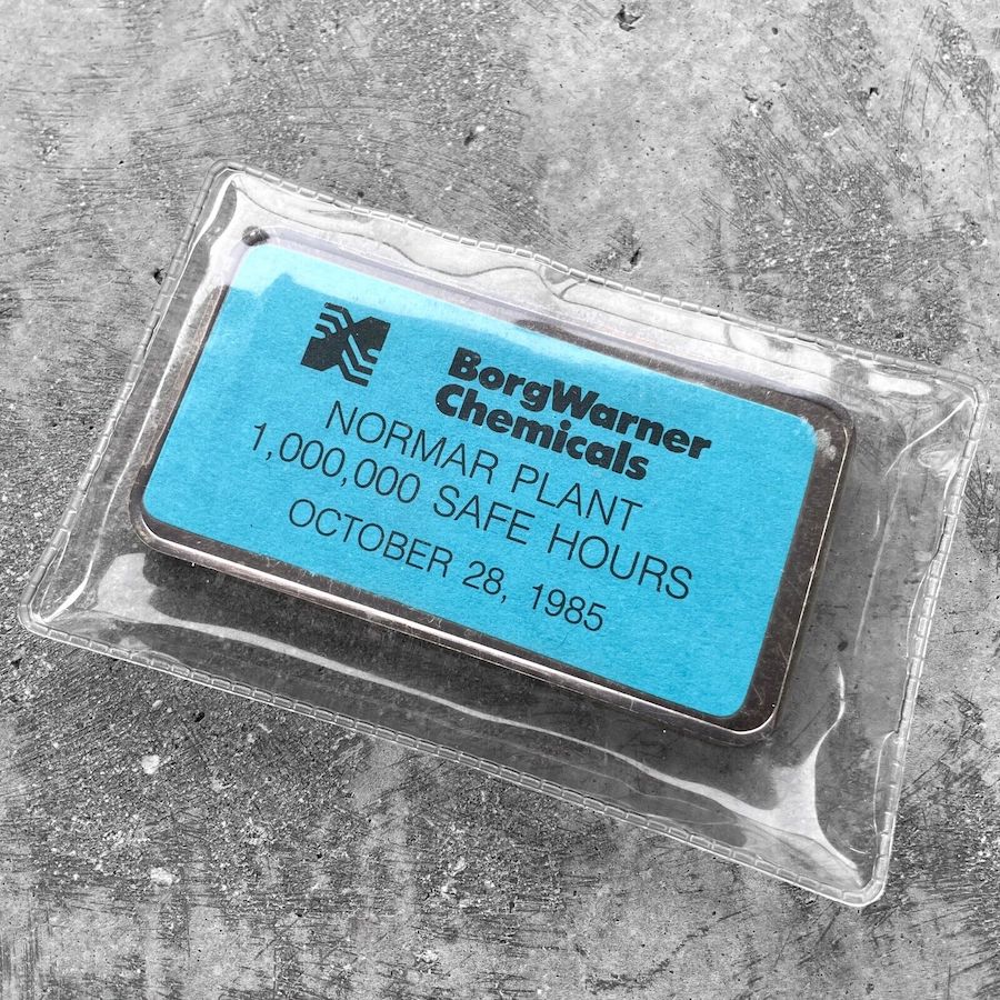 1985 Engelhard 10 oz .999 Silver bar -Sealed - BorgWarner Chemicals Normar Plant