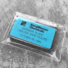Load image into Gallery viewer, 1985 Engelhard 10 oz .999 Silver bar -Sealed - BorgWarner Chemicals Normar Plant
