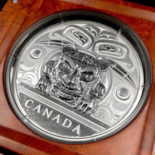 Load image into Gallery viewer, 2016 Canada $500 Dollar .9999 Silver 5 Kilo Coin Charles Edenshaw - Serial 009

