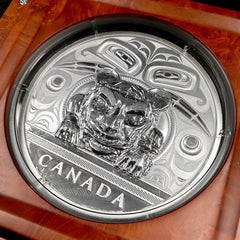 2016 Canada $500 Dollar .9999 Silver 5 Kilo Coin Charles Edenshaw - Serial 009