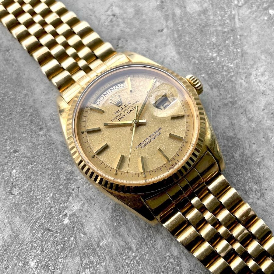 1969 Rolex 36mm President 1803 Yellow Gold - Spanish Date Wheel