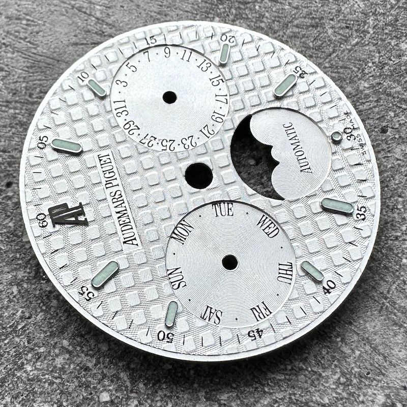 Factory Original Audemars Piguet 25594ST Moon Phase MK3 white dial