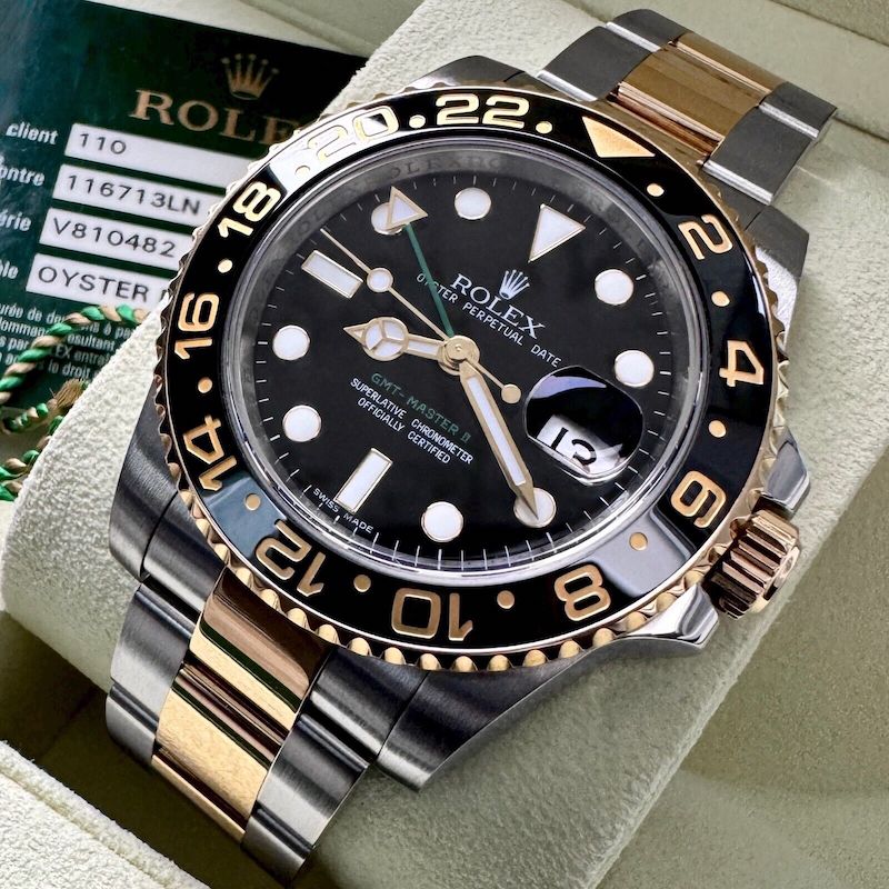 Rolex GMT Master II 116713 Two Tone - Box / Papers
