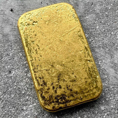 Vintage Johnson Matthey London Gold Poured Bar .9999 – 100 Gram