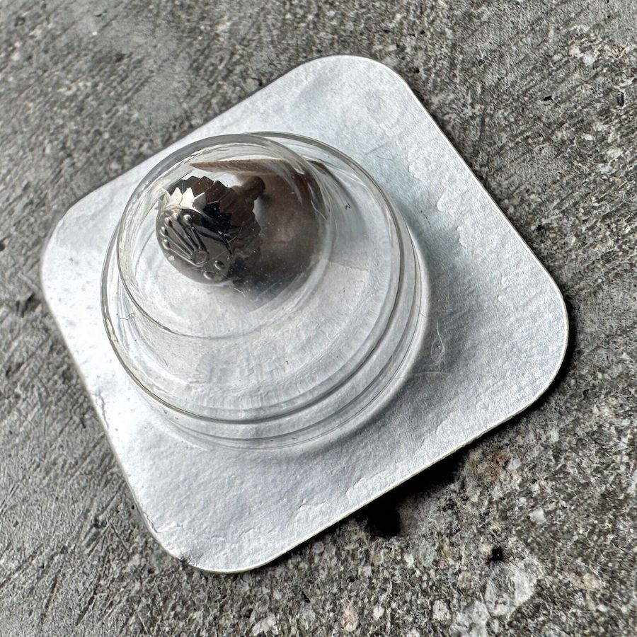 Genuine Rolex Crown 24-604-9 -Brand New Factory Sealed- 18k White Gold