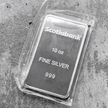 Load image into Gallery viewer, 10 oz .999 Silver Scotia bar Scotiabank - Sealed
