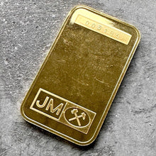 Load image into Gallery viewer, Vintage Johnson Matthey Scotiabank 2 oz Gold stuck Bar .9999 2oz - Scotia Bank
