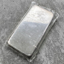 Load image into Gallery viewer, Vintage Johnson Matthey 10 oz .999 Silver bar - Plain Back - Sealed
