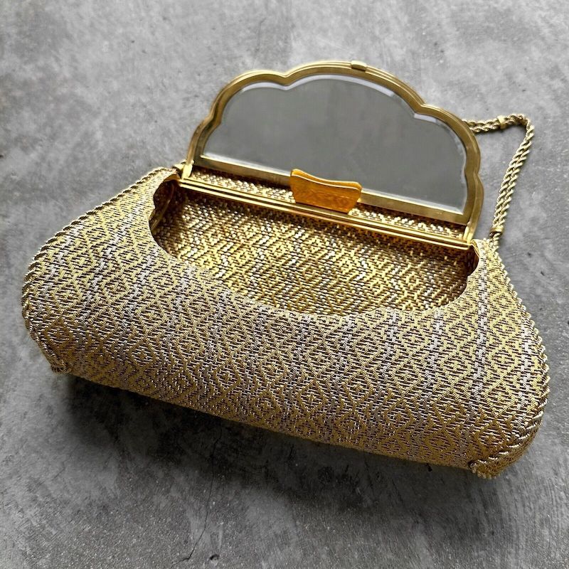 Solid 18K Gold - Purse Lipstick and Comb - Birks - 497 Grams