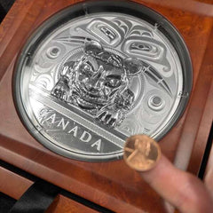 2016 Canada $500 Dollar .9999 Silver 5 Kilo Coin Charles Edenshaw - Serial 009