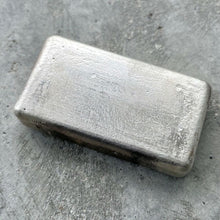 Load image into Gallery viewer, Engelhard 5 oz .999 Silver Poured Bar 5oz - Attractive Patina + Toning
