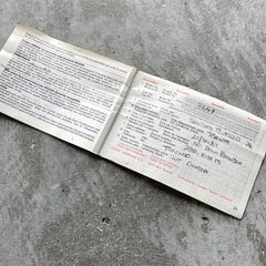 Vintage Heuer warranty Booklet - world wide service - Reference 3641