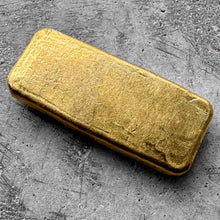 Load image into Gallery viewer, Engelhard 2 oz Gold Poured Bar .999 2oz Nice Pour Lines - Scarce .999 Variety
