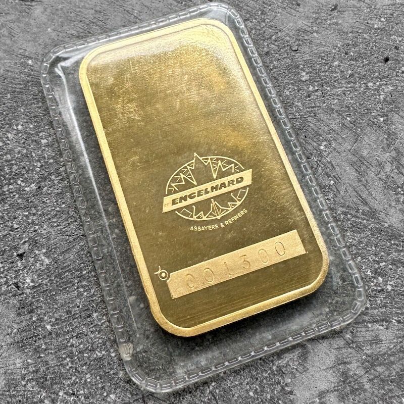 Engelhard Canada 2 oz Scotia Bank Gold stuck Bar .9999 2oz Scotiabank - Sealed