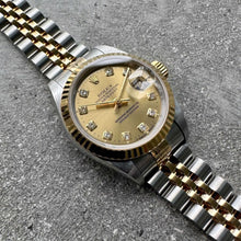 Load image into Gallery viewer, 1987 Rolex 69173 Two Tone Datejust Jubilee - Box Papers - Original Diamond Dial
