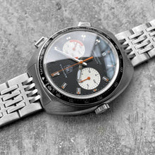 Load image into Gallery viewer, Tag Heuer Autavia Chronograph CY 2111 Stainless Steel - Black Dial - Box
