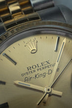 Load image into Gallery viewer, Rolex 5701 Two Tone Air King Date Jubilee - Stunning! 2022 Rolex Service
